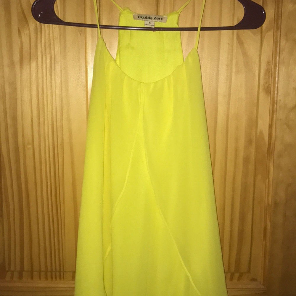 Yellow Racerback Dress - Picture 2 of 4